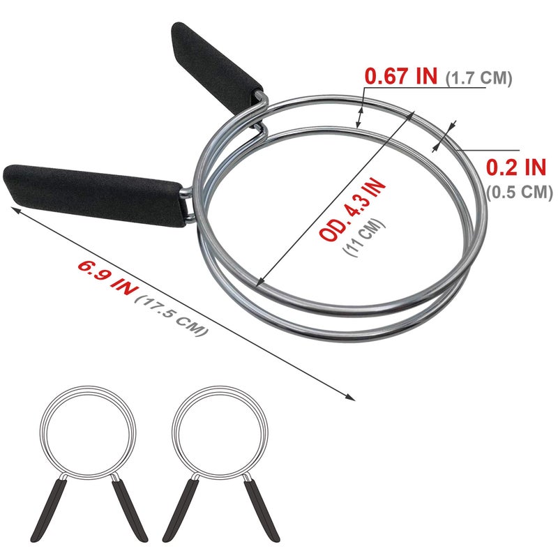 HAUTMEC 2 Piece Double-Loop 4 Inch Hose Clamp for Dryer Vent Hose HT0085-HC - Image 2